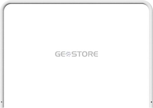 Hoop of steel tube Ø 48 x 2,5 mm without cross bar for casting in concrete