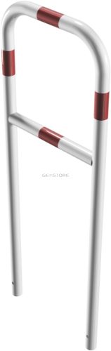 Hoop of steel tube Ø 48 x 2,5 mm with cross bar for casting in concrete