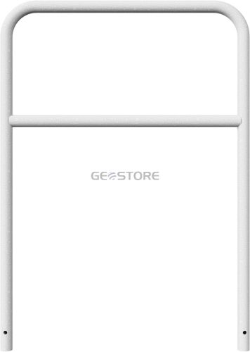 Hoop of steel tube Ø 48 x 2,5 mm with cross bar for casting in concrete