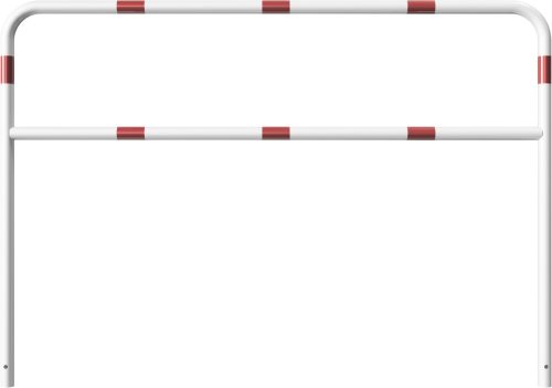 Hoop of steel tube Ø 48 x 2,5 mm with cross bar for casting in concrete