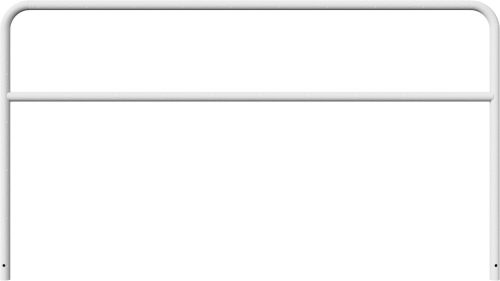 Hoop of steel tube Ø 48 x 2,5 mm with cross bar for casting in concrete