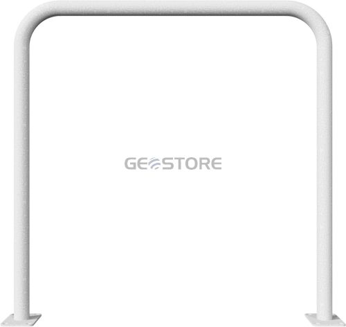 Hoop of steel tube Ø 48 x 2,5 mm without cross bar to be fixed by plugs