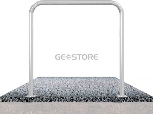 Hoop of steel tube Ø 48 x 2,5 mm without cross bar to be fixed by plugs