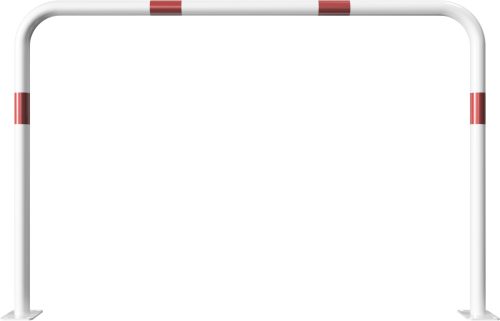 Hoop of steel tube Ø 48 x 2,5 mm without cross bar to be fixed by plugs