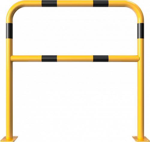 Hoop of steel tube Ø 48 x 2,5 mm with cross bar to be fixed by plugs