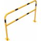 Hoop of steel tube Ø 48 x 2,5 mm with cross bar to be fixed by plugs