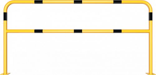 Hoop of steel tube Ø 48 x 2,5 mm with cross bar to be fixed by plugs