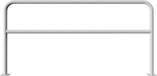 Hoop of steel tube Ø 48 x 2,5 mm with cross bar to be fixed by plugs