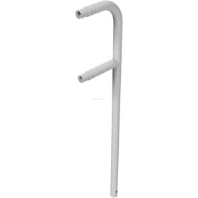 Záróoszlop - Védőkorlát rendszer acélcső Ø 48 mm