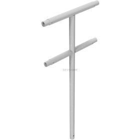   Középső oszlop - Védőkorlát rendszer acélcső Ø 48 mm