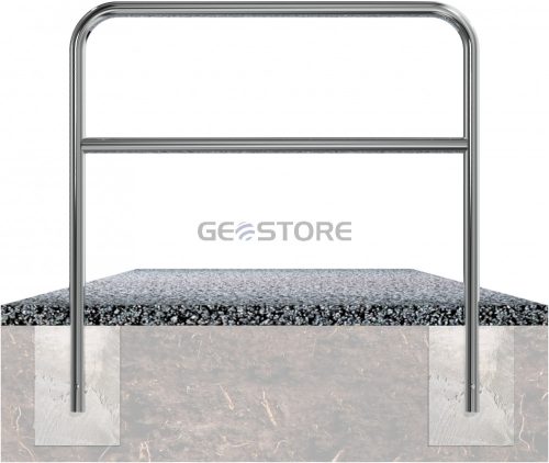 Stainless steel hoop Ø 48 mm with cross bar for casting in concrete