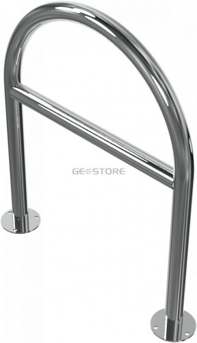 Stainless steel round hoop Ø 48 mm with cross bar for plugging down