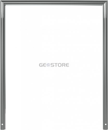 Rozsdamentes acél kerékpártámasz - szögletes - Ø 48 mm