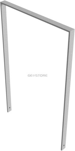 Lean-on hoop of flat bar steel 50 x 12 mm