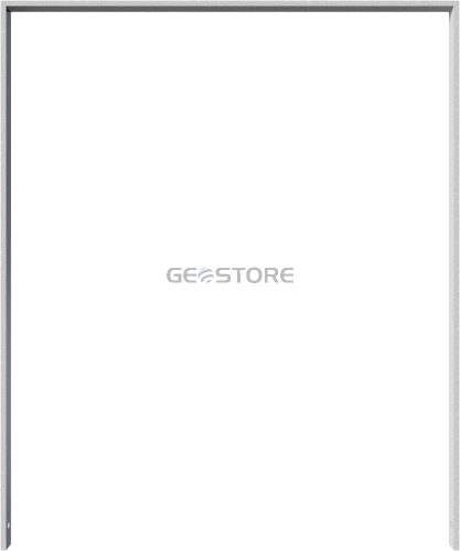 Lean-on hoop of flat bar steel 50 x 12 mm