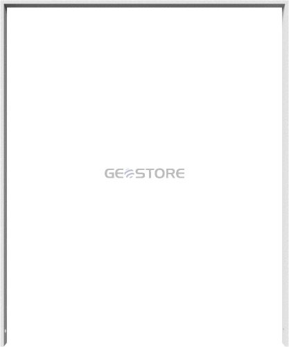 Lean-on hoop of flat bar steel 50 x 12 mm