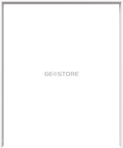 Lean-on hoop of flat bar steel 80 x 12 mm