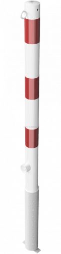 Korlátoszlop kivehető Ø60 x 2,5 mm - háromszög zárral