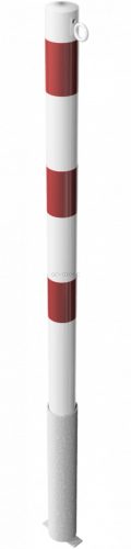 Barrier posts Steel tube Ø 60 x 2,5 mm removable without locking mechanism