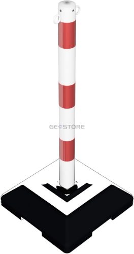 Chain post, handy design, Ø60 mm - steel