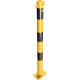 Korlátoszlop talppal Ø60 x 2,5 mm sárga / fekete
