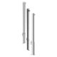 Barrier posts Steel tube Ø 60 x 2,5 mm removable for padlock