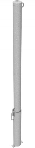 Korlátoszlop kivehető Ø60 x 2,5 mm - lakattal zárható