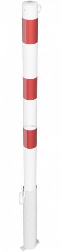 Korlátoszlop kivehető Ø60 x 2,5 mm - lakattal zárható