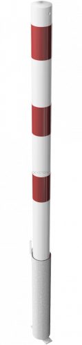Korlátoszlop kivehető Ø60 x 2,5 mm - lakattal zárható