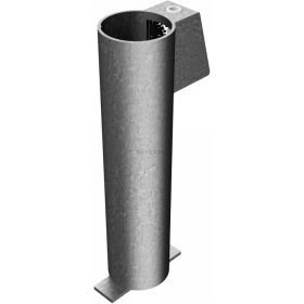 Tartóhüvely rögzítő szerkezettel oszlopokhoz 