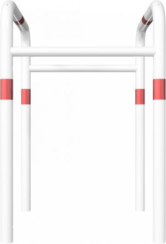 Anti-nudge hoop for trees and posts