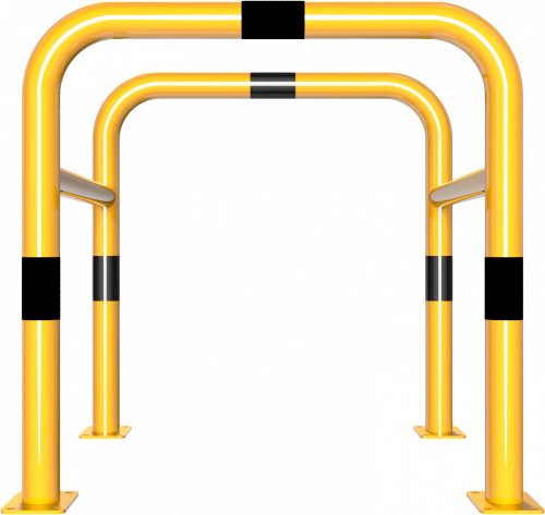 Anti-nudge hoop for posts