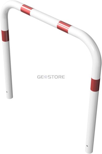 Hoop of steel tube Ø 60 x 2,5 mm without cross bar for casting in concrete