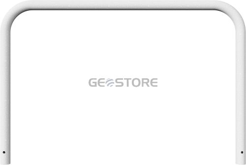 Hoop of steel tube Ø 60 x 2,5 mm without cross bar for casting in concrete