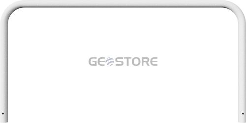 Hoop of steel tube Ø 60 x 2,5 mm without cross bar for casting in concrete