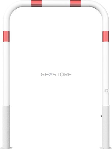Access barriers removable and revolving with triangular locking mechanism without quarter-bent bar