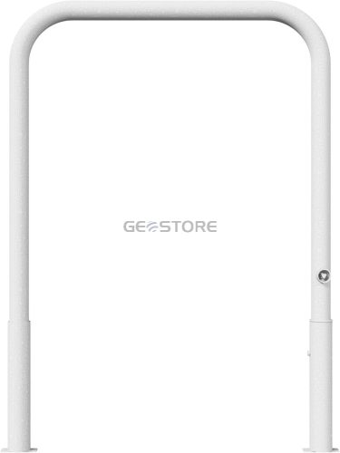 Access barriers removable and revolving with triangular locking mechanism without quarter-bent bar