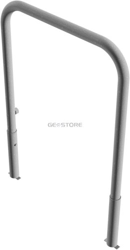 Access barriers removable and revolving with triangular locking mechanism without quarter-bent bar