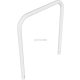 Hoop of steel tube Ø 60 x 2,5 mm without cross bar for casting in concrete