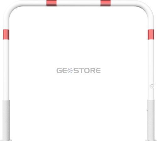 Access barriers removable and revolving with triangular locking mechanism without quarter-bent bar