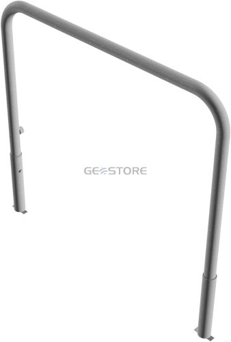 Access barriers removable and revolving with triangular locking mechanism without quarter-bent bar