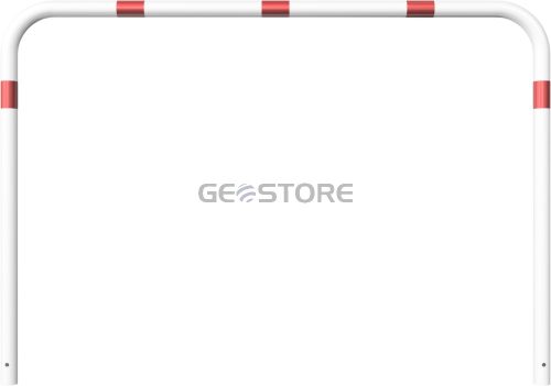 Hoop of steel tube Ø 60 x 2,5 mm without cross bar for casting in concrete