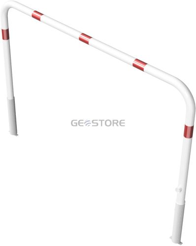 Access barriers removable and revolving with triangular locking mechanism without quarter-bent bar