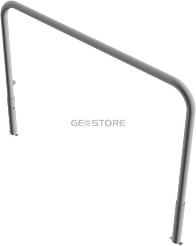 Access barriers removable and revolving with triangular locking mechanism without quarter-bent bar