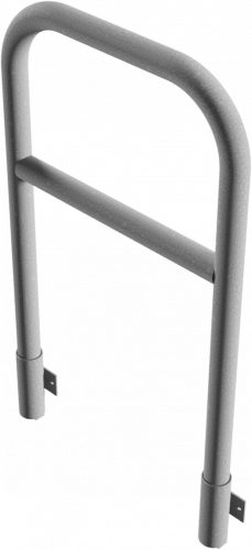 Hoop of steel tube Ø 60 x 2,5 mm with cross bar for casting in concrete