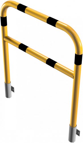 Hajlított korlát -keresztrúd -falra rögzítéssel -Ø60 mm