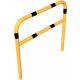 Hoop of steel tube yellow / black with cross bar - Ø 60 mm