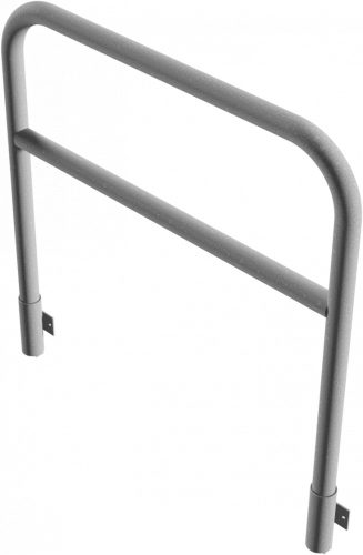 Hoop of steel tube Ø 60 x 2,5 mm with cross bar for casting in concrete