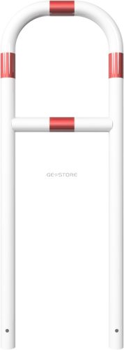 Hoop of steel tube Ø 60 x 2,5 mm with cross bar for casting in concrete