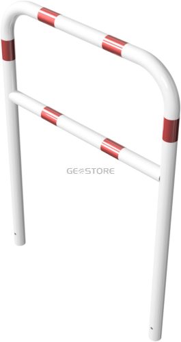 Hoop of steel tube Ø 60 x 2,5 mm with cross bar for casting in concrete